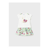 Mayoral Baby Girl Aqua Skirt Set